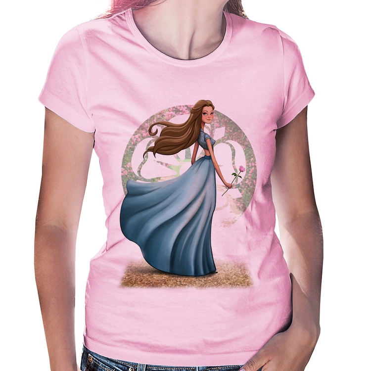 Baby Look Margaery Tyrell Art - Rosa Bebê