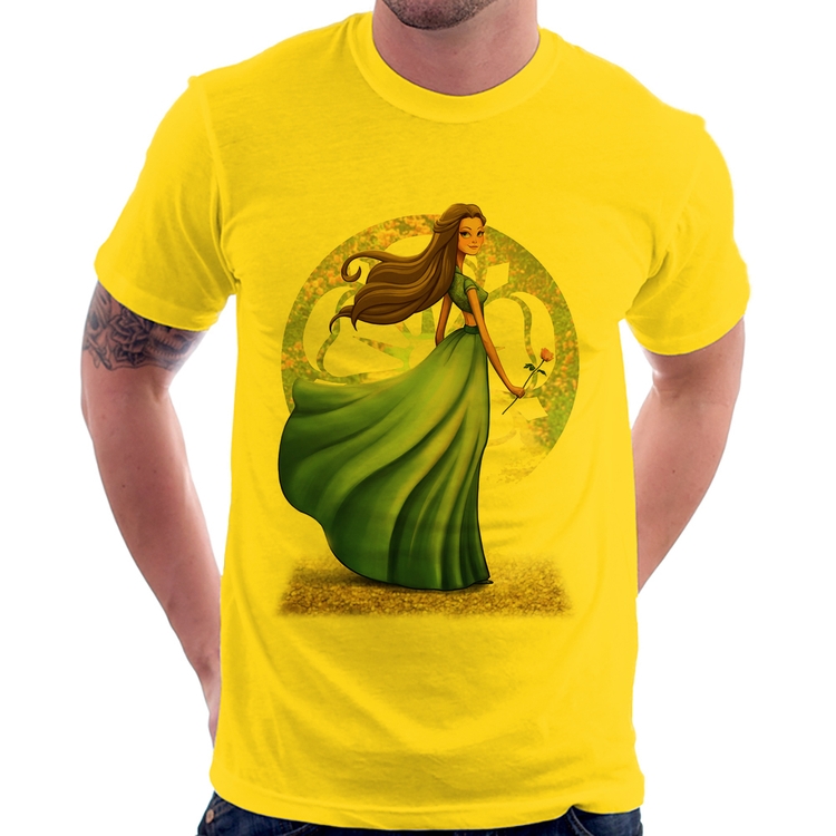 Camiseta Margaery Tyrell Art - Amarela