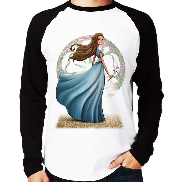 Camiseta Raglan Margaery Tyrell Art Manga Longa