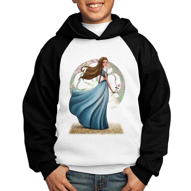 Moletom Infantil Margaery Tyrell Art - Branco/Preto