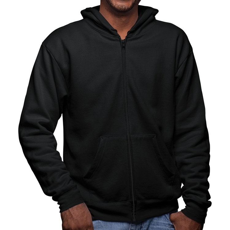 Blusa Moletom Cavalo Vintage Sunset Masculina com Capuz e Zíper - Preta