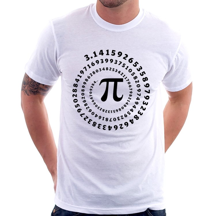Camiseta PI 3,14 Número Matemática