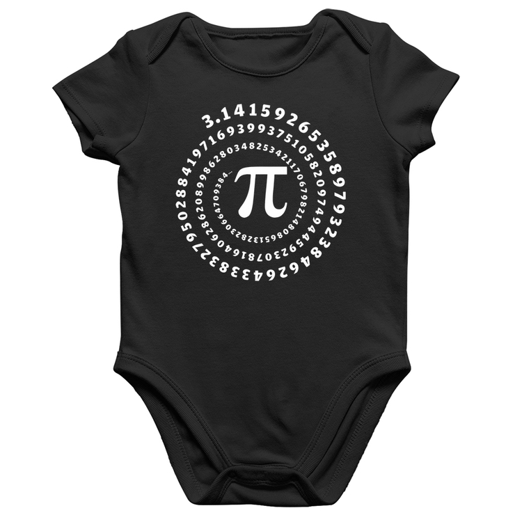 Body Bebê Algodão PI 3,14 Número Matemática
