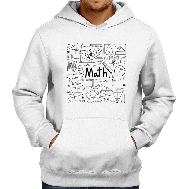 Moletom Matemática - Branco