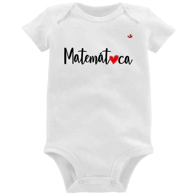 Body Bebê Matemática por amor