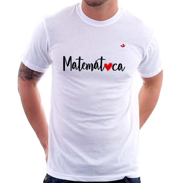 Camiseta Matemática por amor