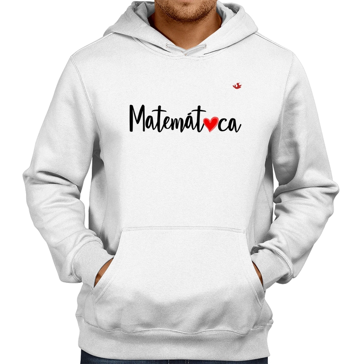 Moletom Matemática por amor - Branco