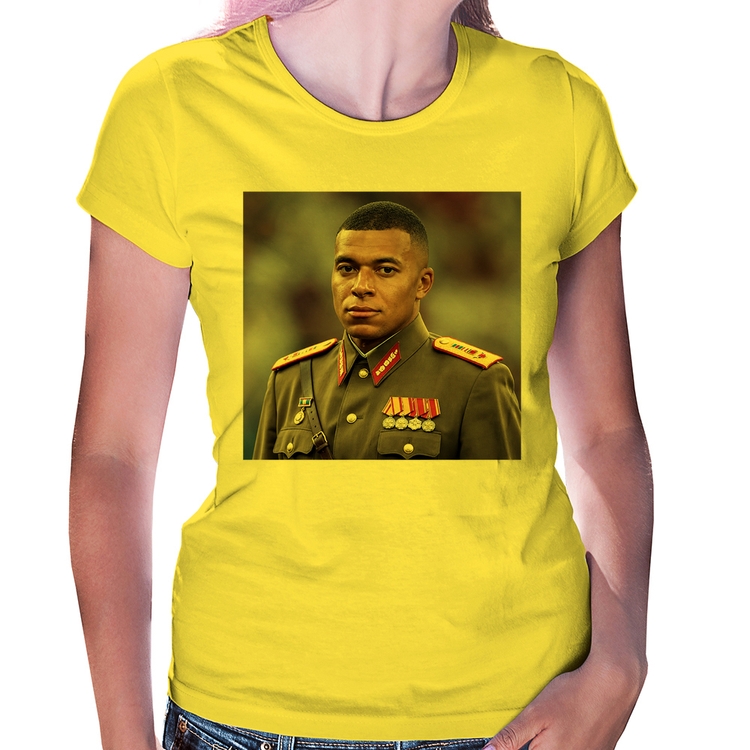 Baby Look Mbappé Meme Ditador - Amarela