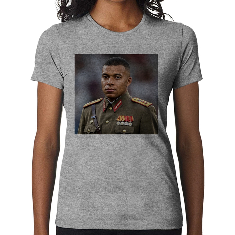 Baby Look Mbappé Meme Ditador - Cinza