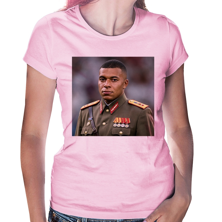 Baby Look Mbappé Meme Ditador - Rosa Bebê