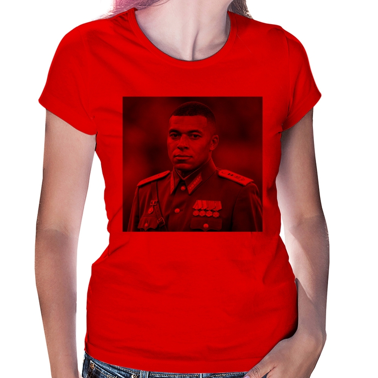 Baby Look Mbappé Meme Ditador - Vermelha