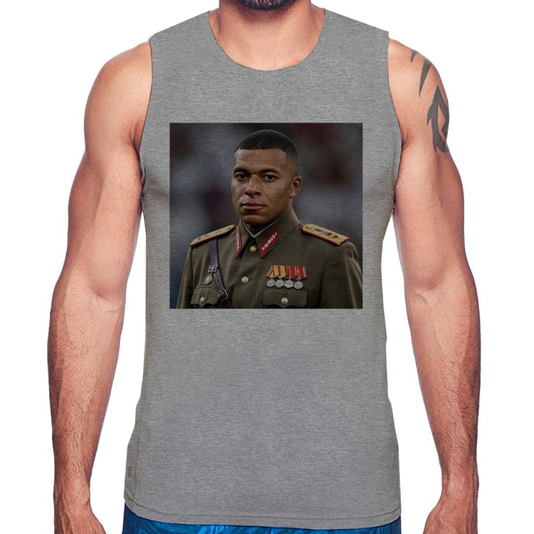 Regata Mbappé Meme Ditador - Cinza
