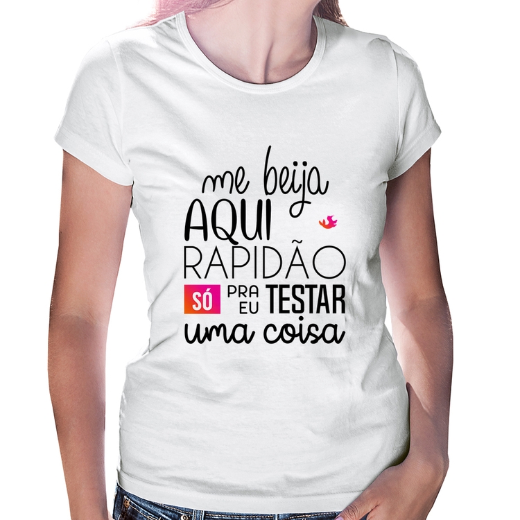 Baby Look Me beija aqui rapidão