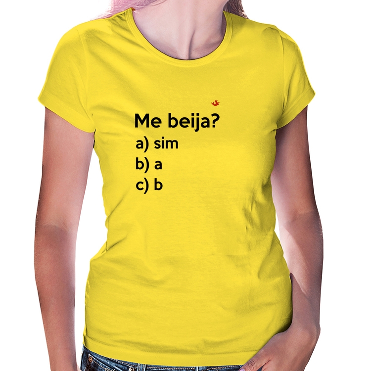 Baby Look Me beija? - Amarela