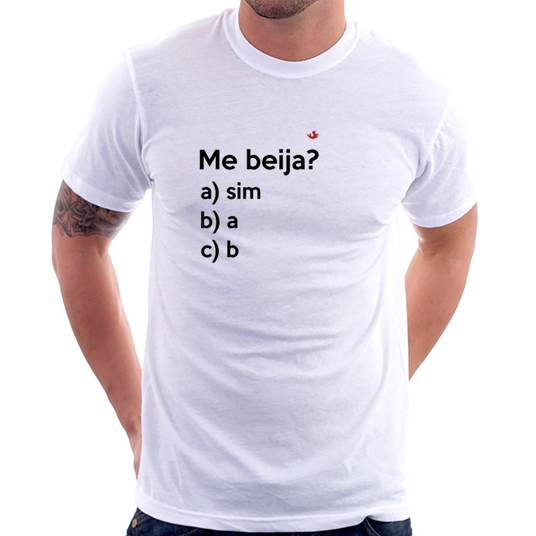 Camiseta Me beija?