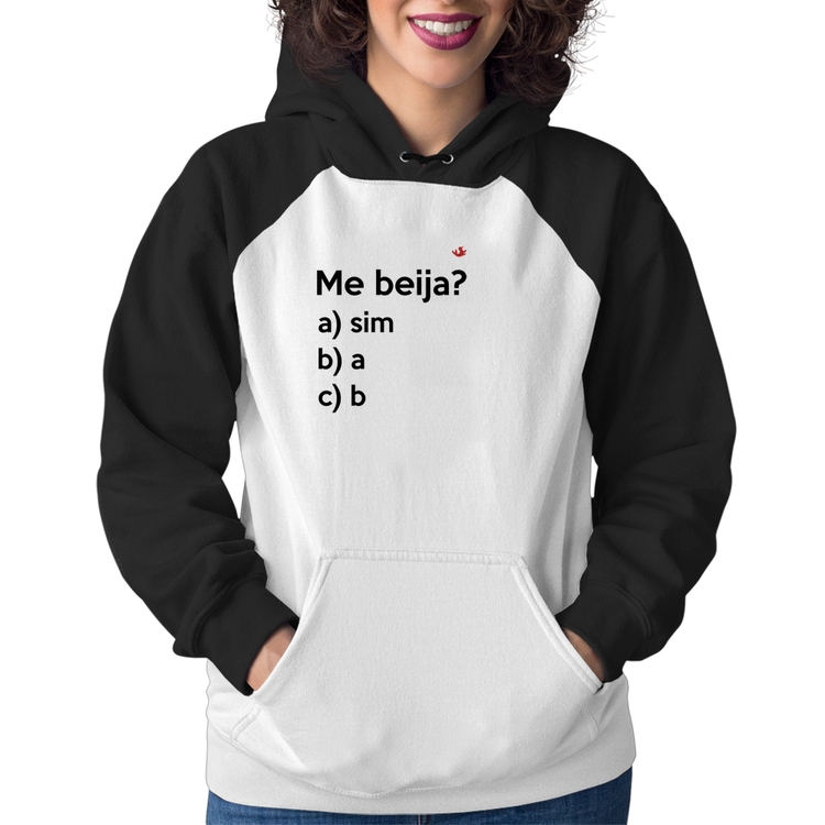 Moletom Feminino Me beija?