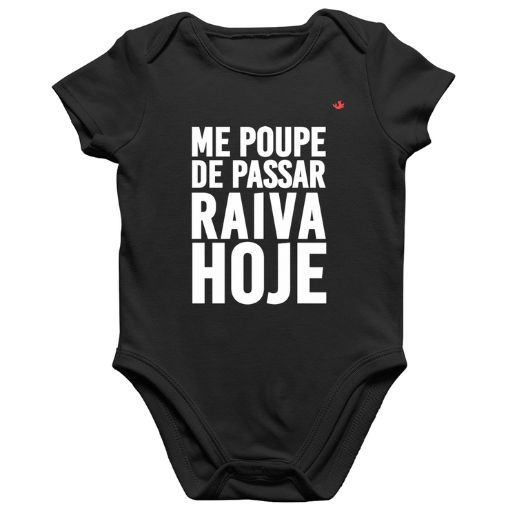 Body Bebê Algodão Me poupe de passar raiva hoje