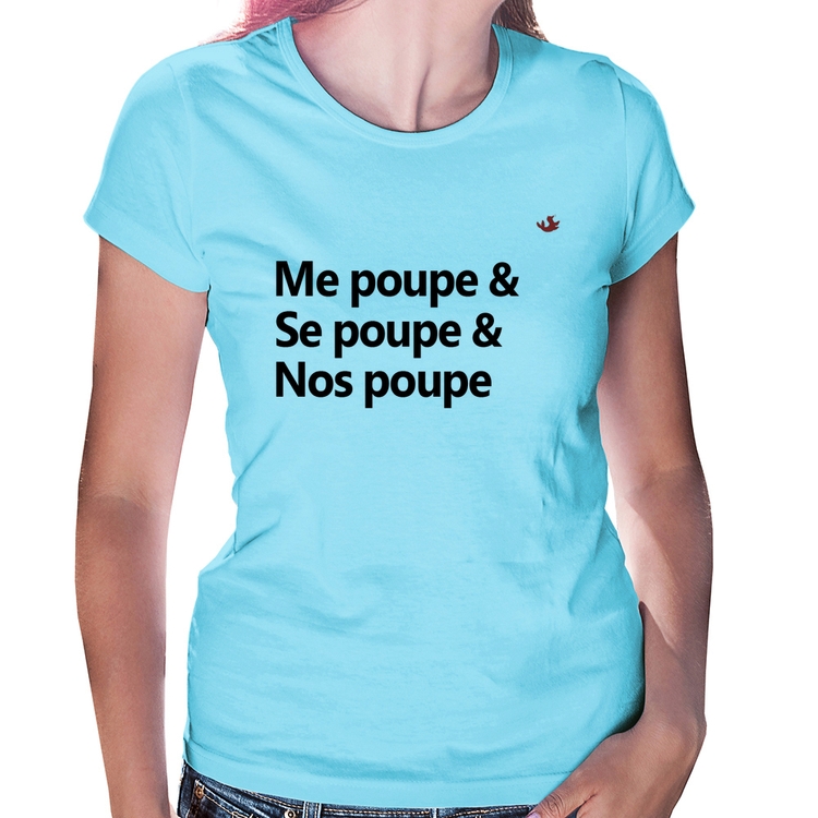 Baby Look Me poupe & Se poupe & Nos poupe - Azul Bebê