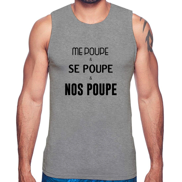 Regata Me poupe, se poupe, nos poupe - Cinza