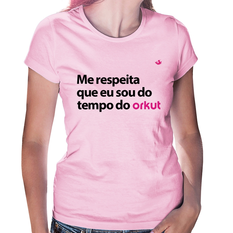 Baby Look Me respeita que eu sou do tempo do orkut - Rosa Bebê