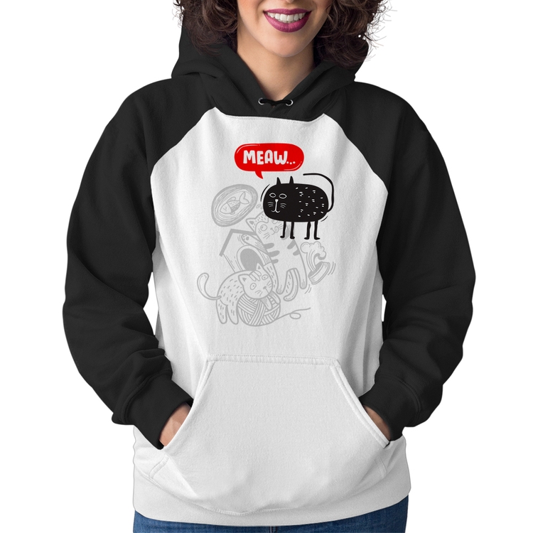 Moletom Feminino Meaw
