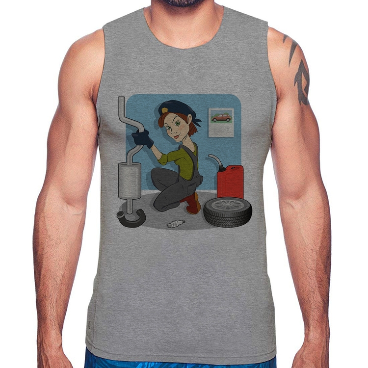 Regata Mecânica - Cinza