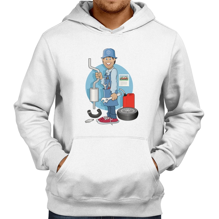 Moletom Mecânico - Branco