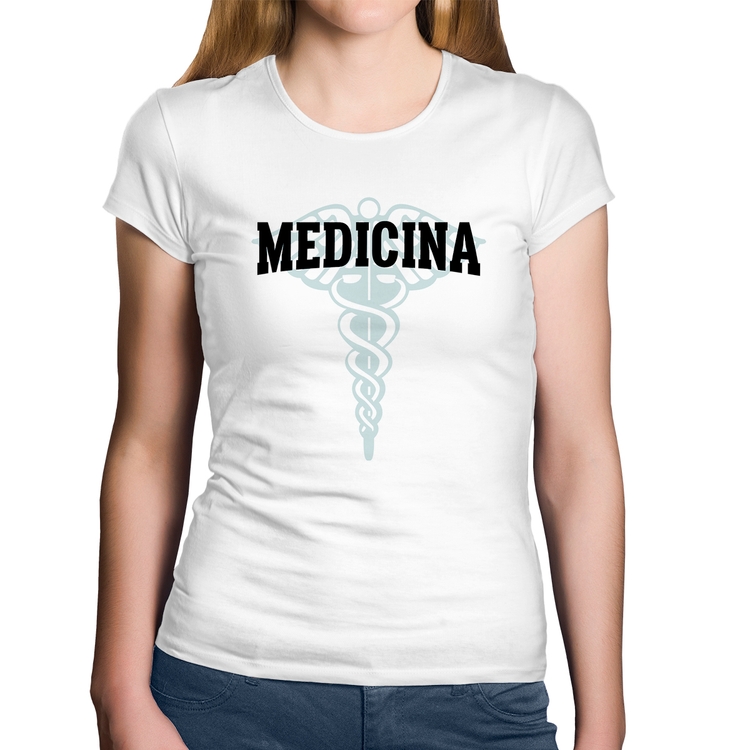 Baby Look Algodão Medicina - Branca