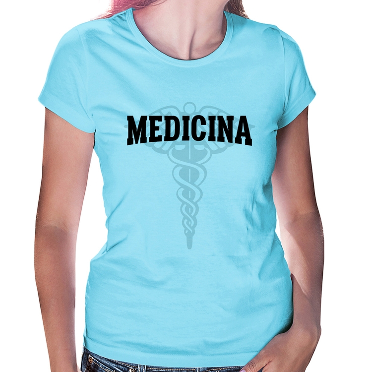Baby Look Medicina - Azul Bebê