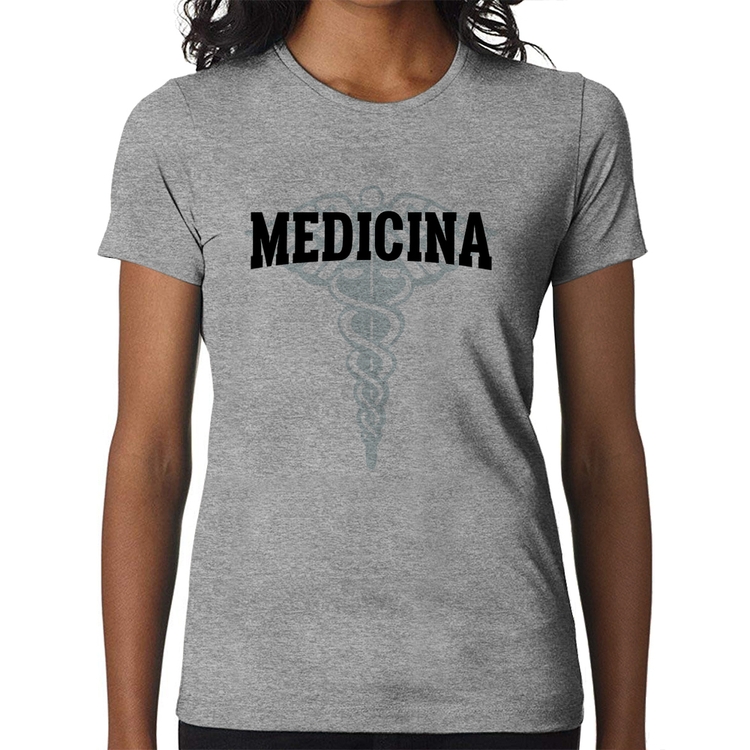 Baby Look Medicina - Cinza