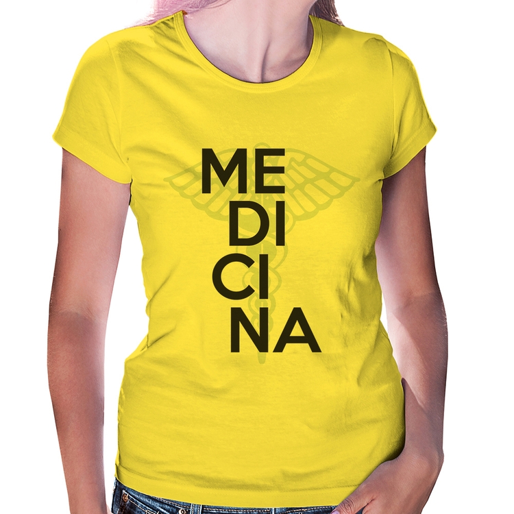 Baby Look Medicina Estudante - Amarela
