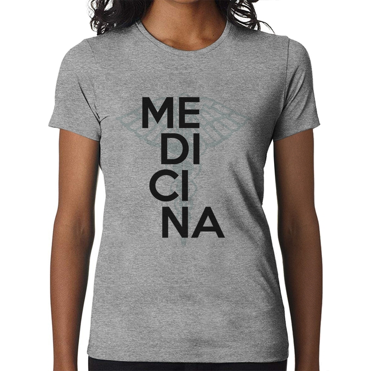 Baby Look Medicina Estudante - Cinza