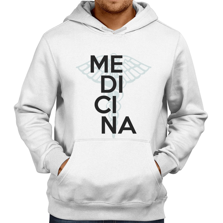 Moletom Medicina Estudante - Branco
