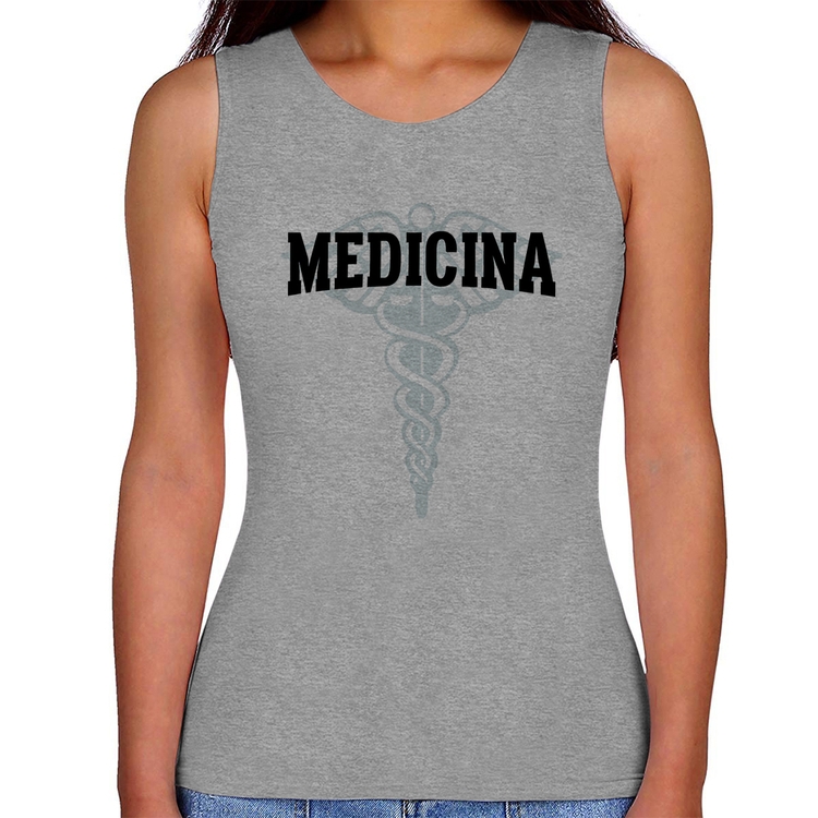 Regata Feminina Medicina - Cinza