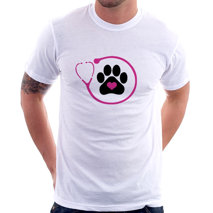 Camiseta Medicina Veterinária Patinha