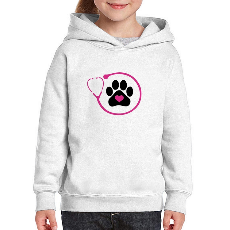 Moletom Infantil Medicina Veterinária Patinha