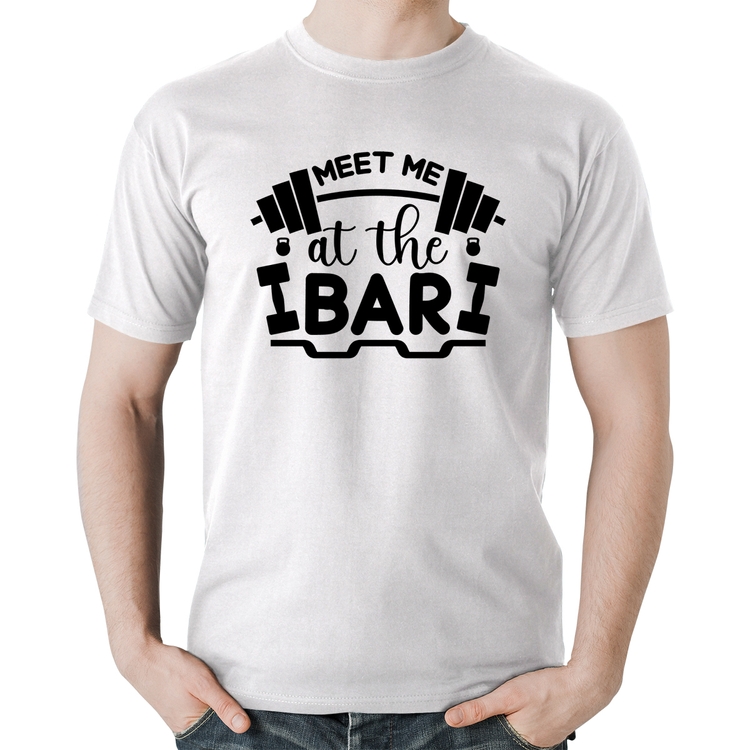 Camiseta Algodão Meet Me At The Bar - Branca