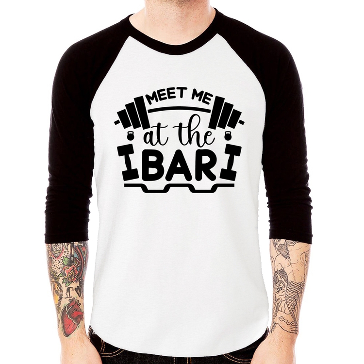 Camiseta Raglan Meet Me At The Bar Manga 3/4