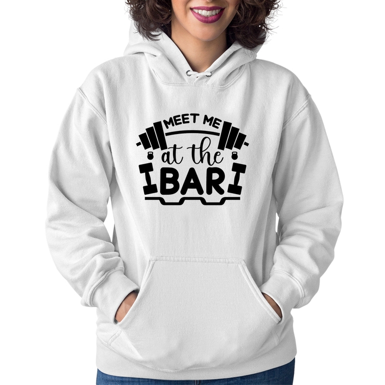 Moletom Feminino Meet Me At The Bar - Branco