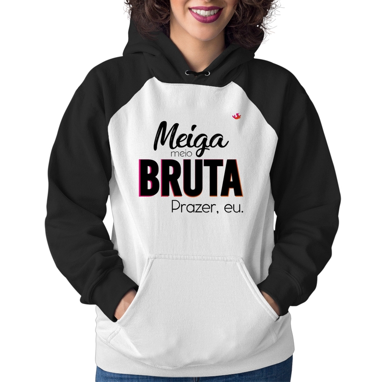 Moletom Feminino Meiga meio bruta