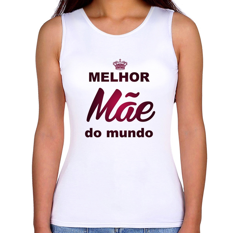 Regata Feminina Melhor mãe do mundo
