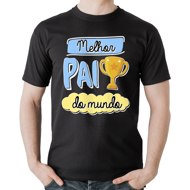 Camiseta Algodão Melhor pai do mundo