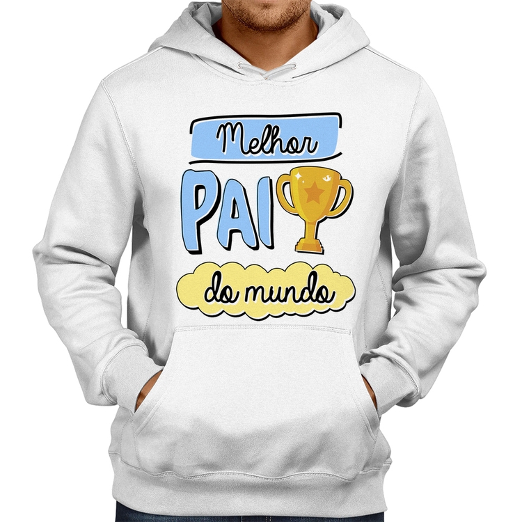 Moletom Melhor pai do mundo - Branco