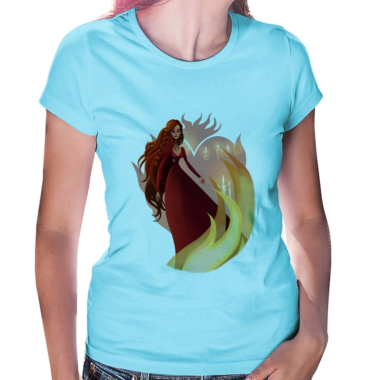 Baby Look Melisandre Art - Azul Bebê