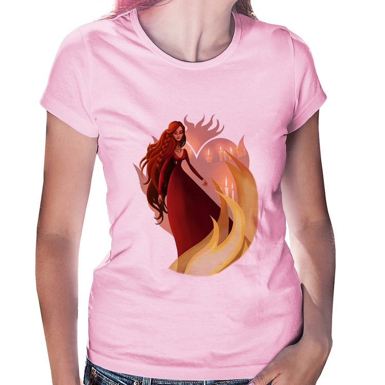 Baby Look Melisandre Art - Rosa Bebê