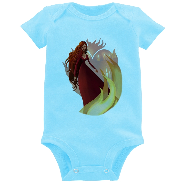 Body Bebê Melisandre Art - Azul Bebê