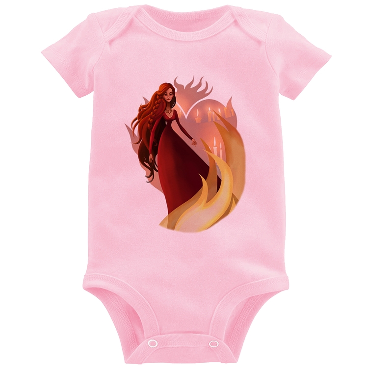 Body Bebê Melisandre Art - Rosa Bebê