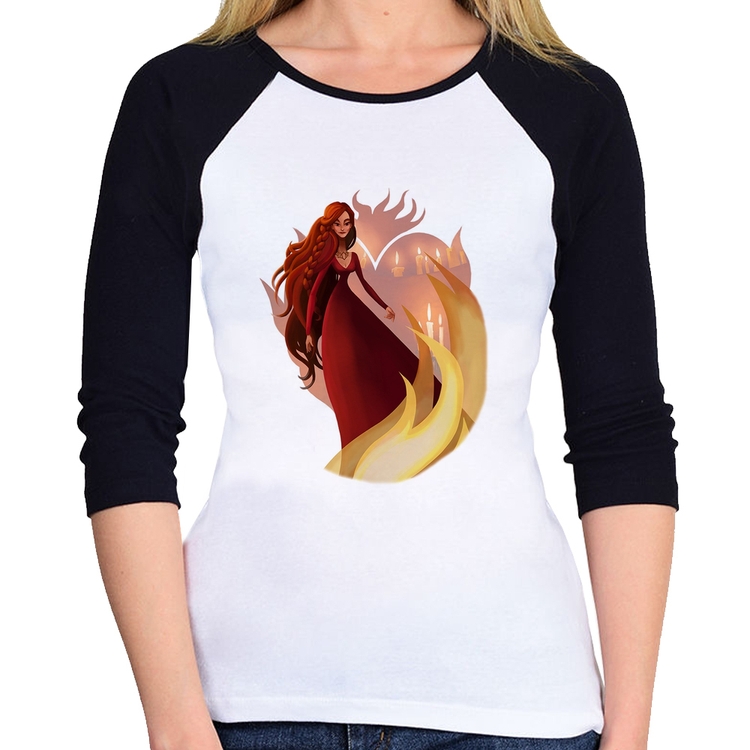 Baby Look Raglan Melisandre Art Manga 3/4