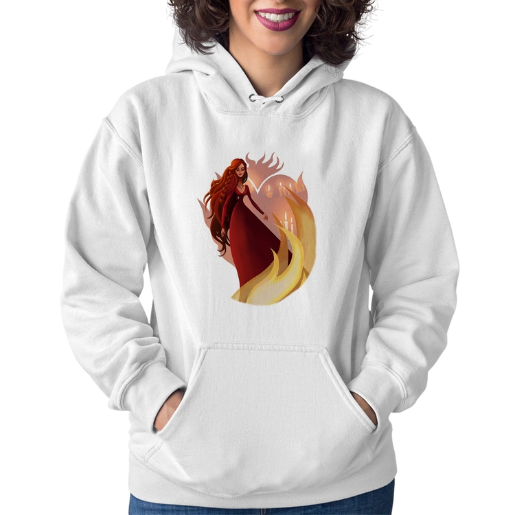 Moletom Feminino Melisandre Art - Branco