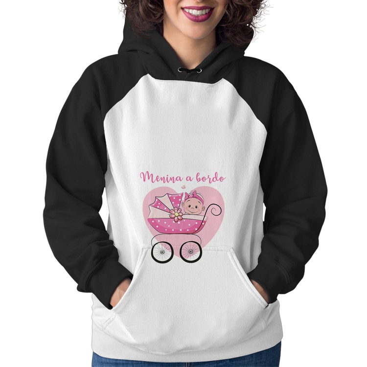 Moletom Feminino Menina a bordo